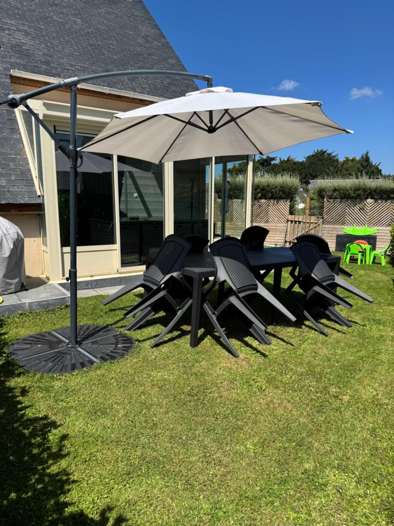 Perle Beach, Petite Maison Situee En Bord De Plage, Piscine. Guidel Exterior foto